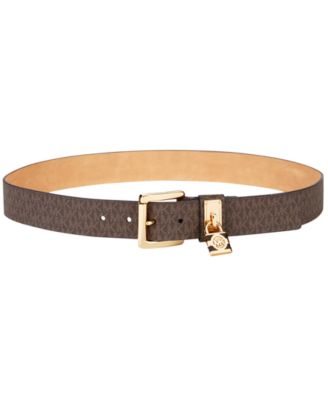 designer belt with lock