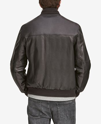 Marc New York - Men's Summit Leather Bomber Jacket