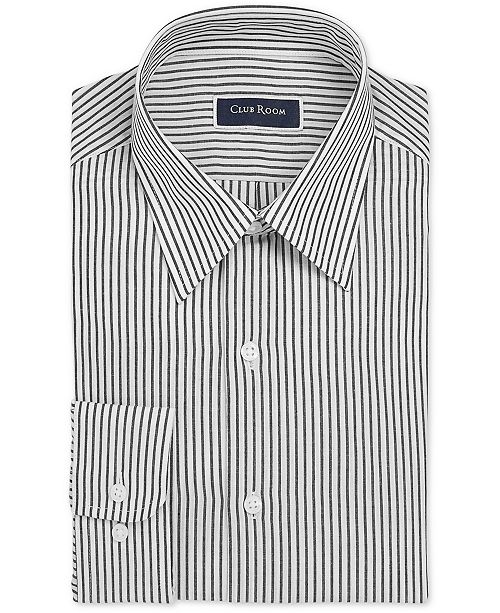 Club Room Men's RegularFit Stripe Dress Shirt, Created For Macy's & Reviews Dress Shirts