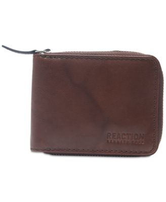 Kenneth Cole Reaction - Men's Zip Leather Wallet