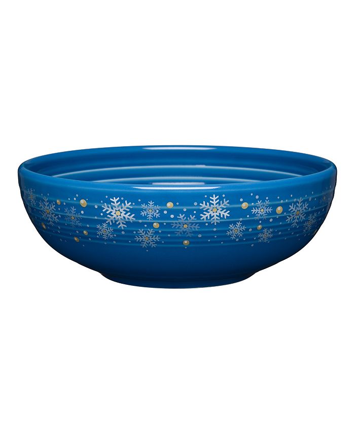 Fiesta Snowflake 38 oz. Bistro Medium Individual Serve Bowl, Created
