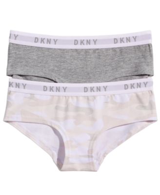 DKNY - Little & Big Girls 2-Pk. Cotton Hipster Underwear