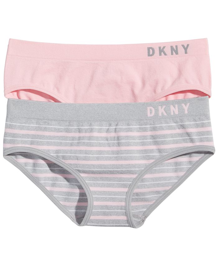 Buy DKNY Girl's Nylon/Spandex Seamless Hipster Underwear (4