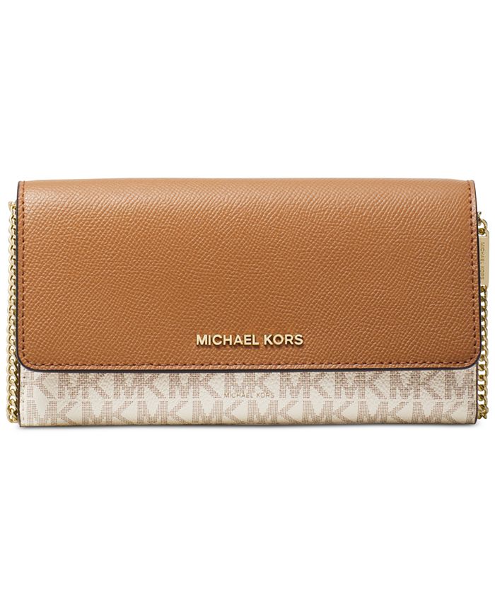Michael Kors Signature Multi Function Wallet On A Chain - Macy's