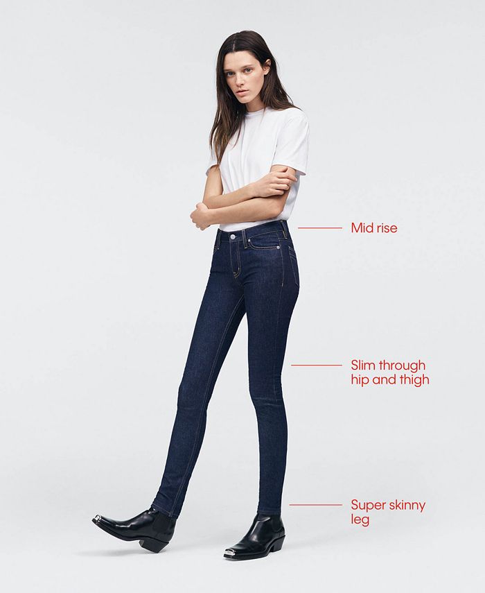 Calvin Klein Jeans Mid-Rise Super-Skinny Jeans, CKJ 001 - Macy's