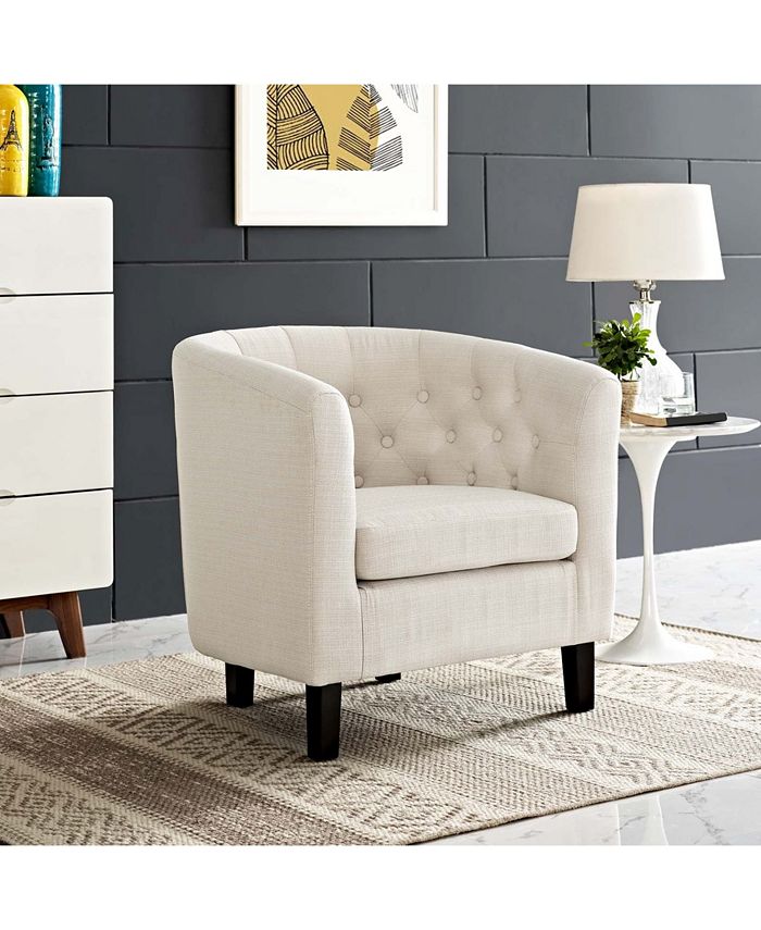 Modway Prospect Upholstered Fabric Armchair & Reviews Furniture Macy's