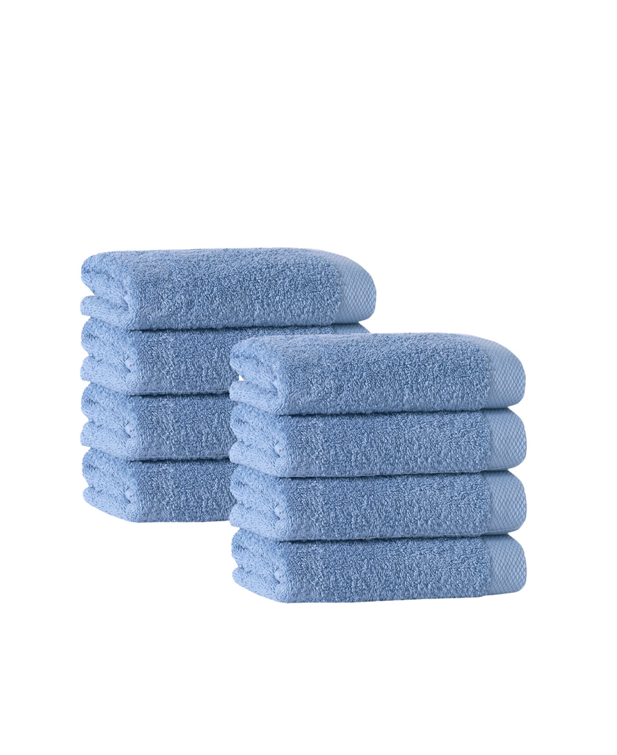 Enchante Home Signature 8-pc. Hand Towels Turkish Cotton Towel Set In Turquoise