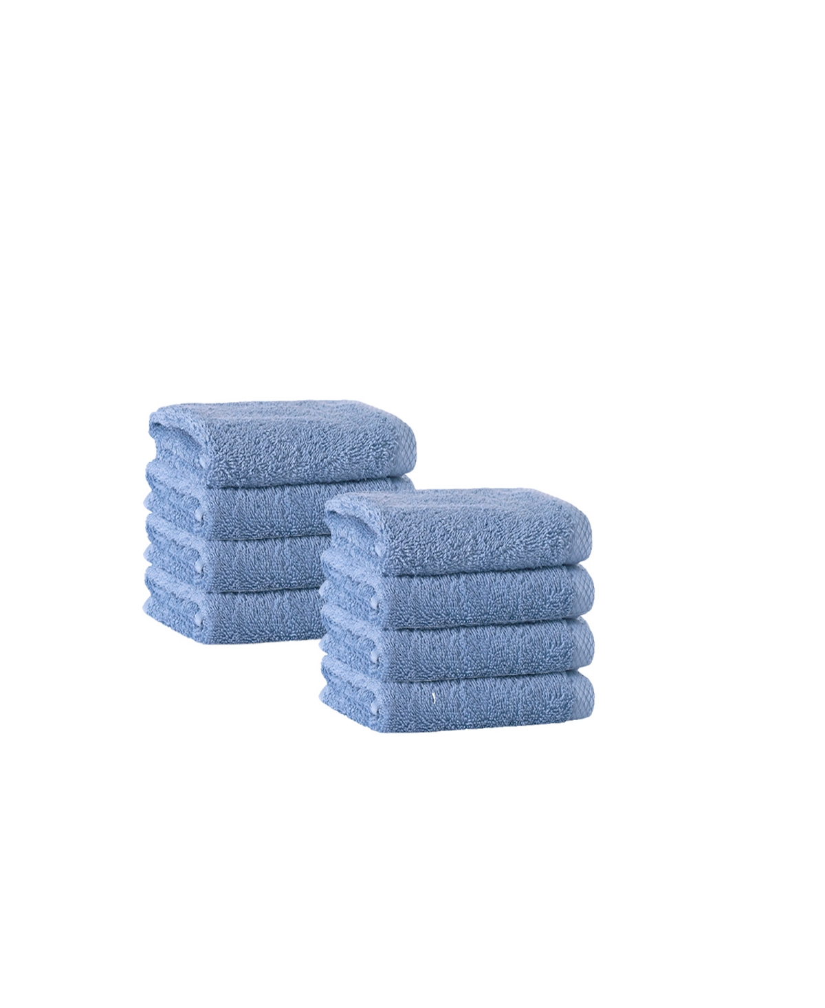 Enchante Home Signature 8-pc. Wash Towels Turkish Cotton Towel Set In Turquoise