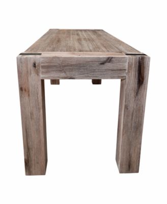 Woodstock Acacia Wood With Metal Inset 40" Bench