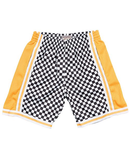 Mitchell Ness Men S Los Angeles Lakers Checkerboard Swingman Shorts Reviews Sports Fan Shop By Lids Men Macy S