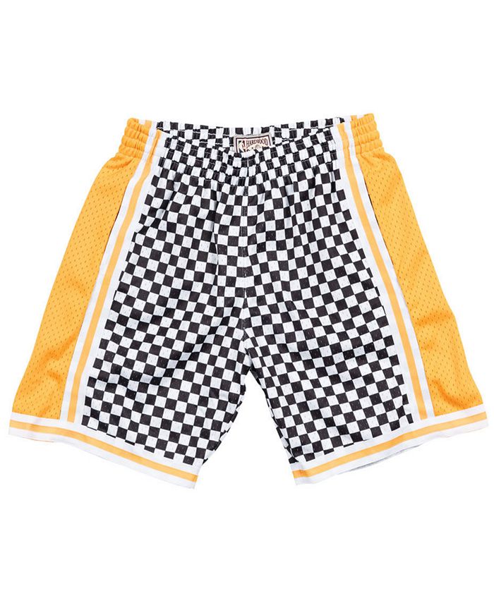 Mitchell and ness sales checkered shorts