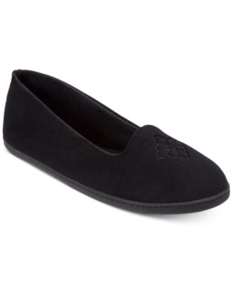 Womens Rebecca Microfiber Velour Closed Back House Slipper