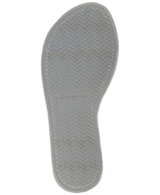 Dearfoams Men's Caden Terry Crossband Slide Slipper, Fossil