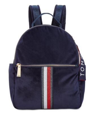 tommy hilfiger metallic backpack