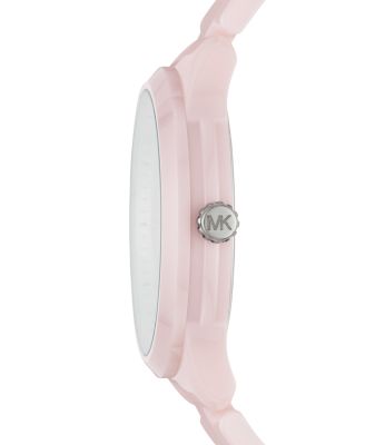 Michael Kors Women's Runway Pink Ceramic Bracelet Watch 38mm