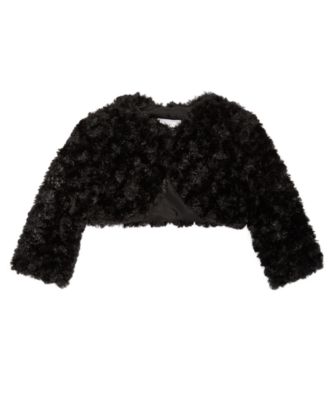 Bonnie Baby Baby Girls Faux Fur Shrug Macy's