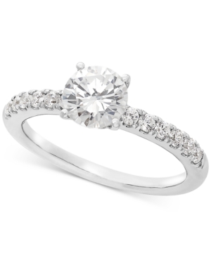image of Lab Grown Diamond Engagement Ring (1-1/4 ct. t.w.) in 14k White Gold