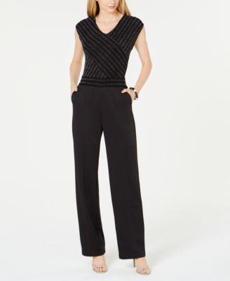 glitter top jumpsuit