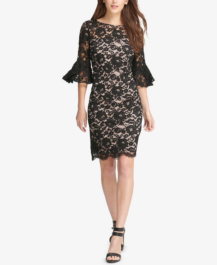 dkny bell sleeve dress