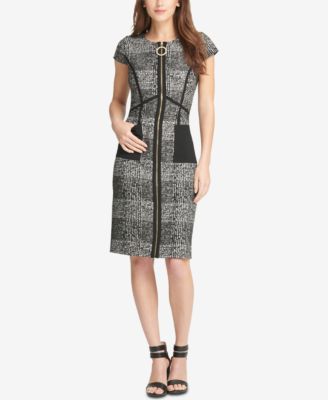 dkny tweed dress