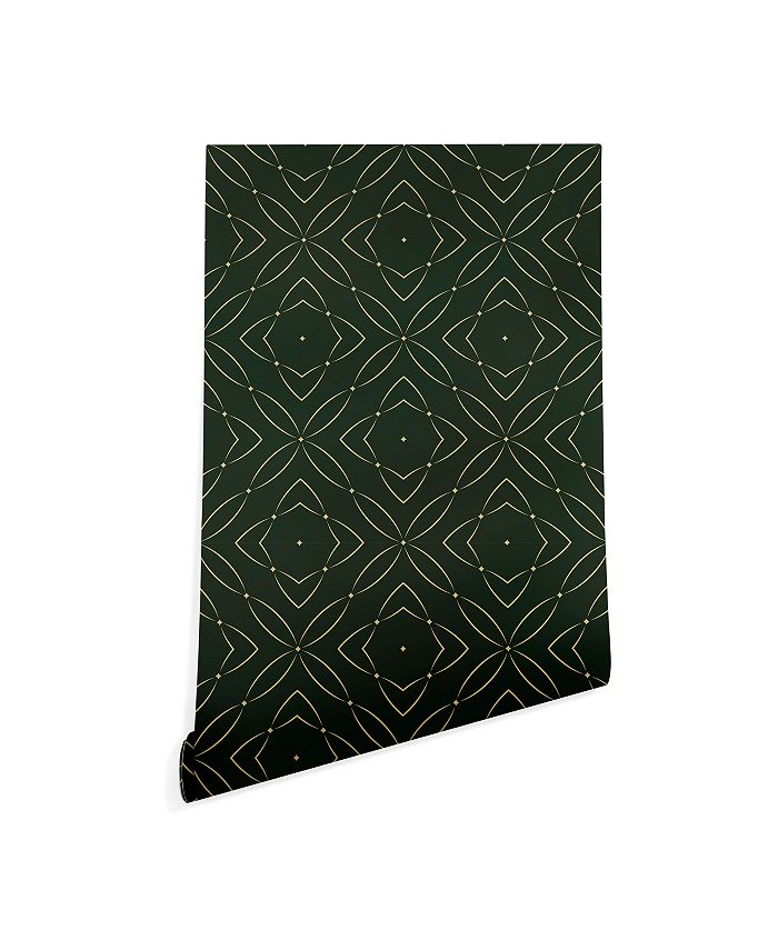 Deny Designs - Marta Barragan Camarasa Vintage Emerald Pattern Wallpaper