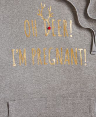 Motherhood Maternity - Maternity Plus Size Graphic Hoodie