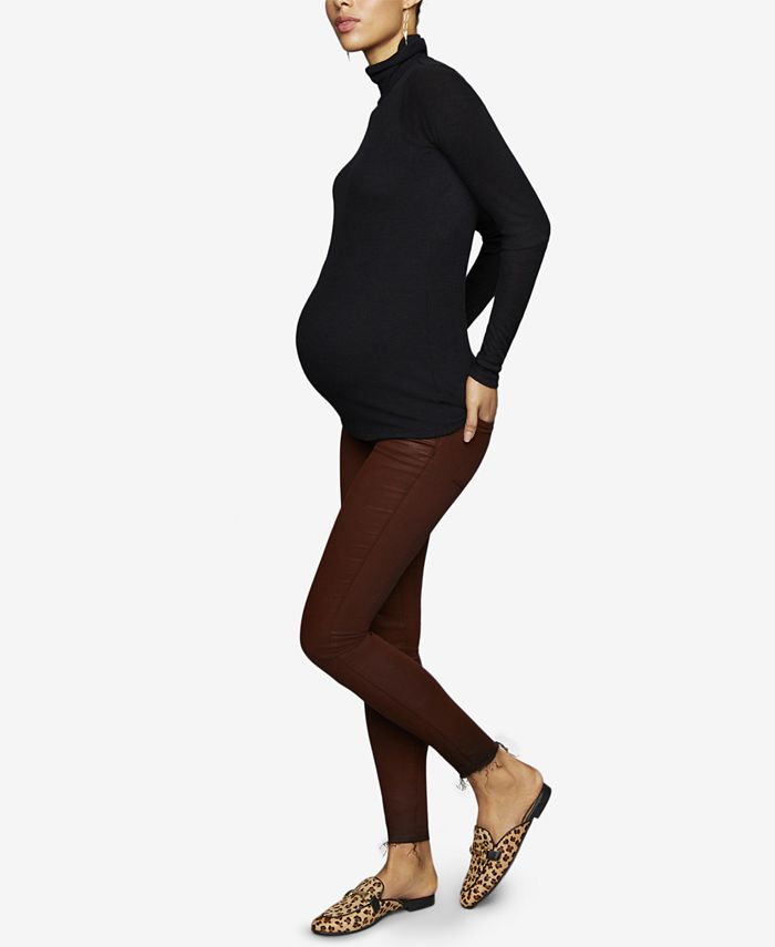 Articles of Society Maternity Coated Skinny Jeans Macy s