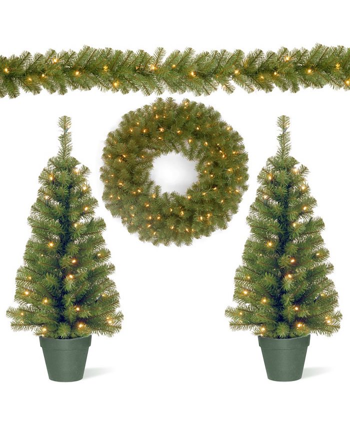National Tree Company - National Tree Promotional Assortment with Battery Operated LED Lights