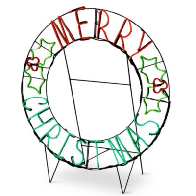 National Tree Company - 41" LED Light Strip "Merry Christmas" Decoration
