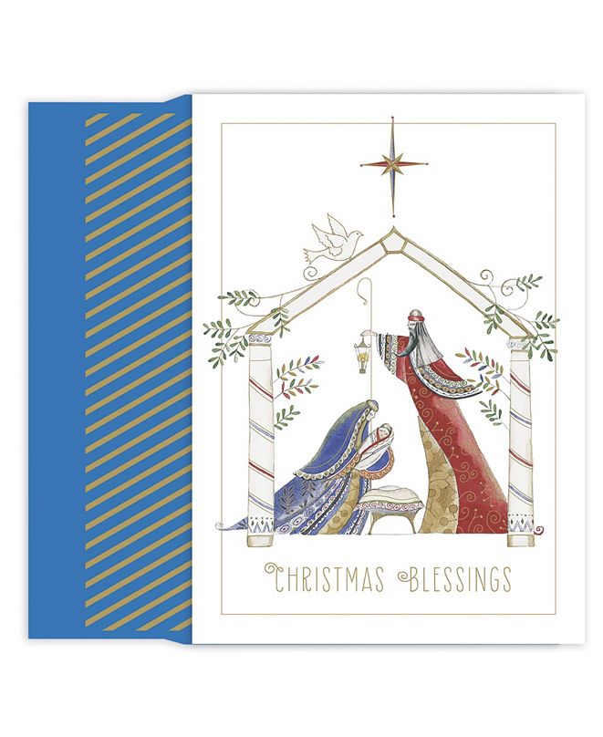 Masterpiece Cards Masterpiece Studios Contemporary Manger Boxed Holiday ...