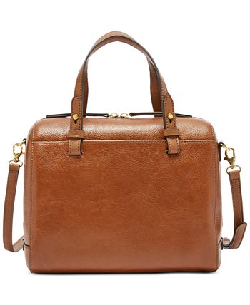 Fossil Rachel Small Leather Satchel & Reviews - Handbags & Accessories -  Macy's