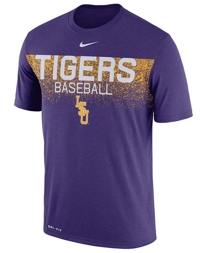Nike Men's LSU Tigers Team Issue Baseball T-Shirt - Macy's