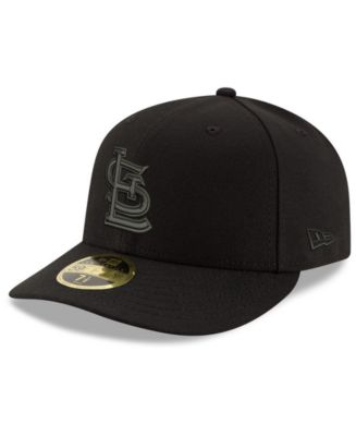 New Era St. Louis Cardinals Triple Black Low Profile 59fifty Fitted Cap 