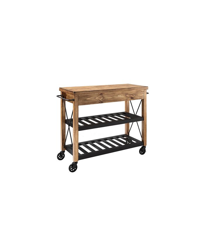 Crosley Roots Rack Industrial Kitchen Cart Macy's
