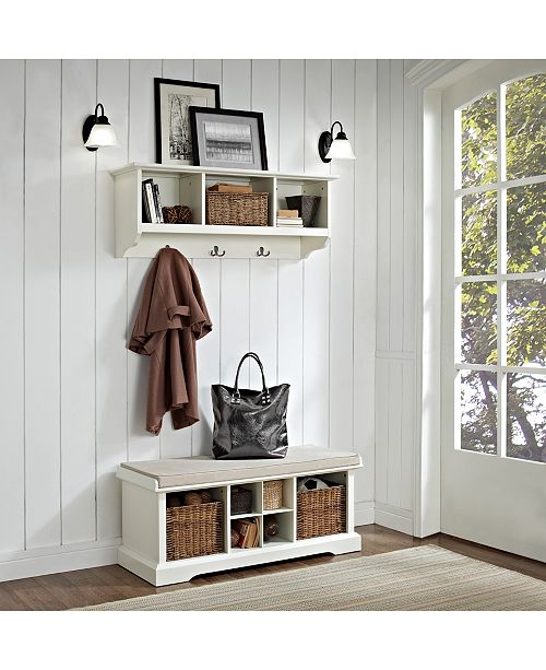 Crosley Brennan 2 Piece Entryway Bench And Shelf Set Reviews