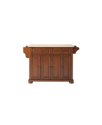 Crosley Alexandria Natural Wood Top Kitchen Island Macy S   10553885 Fpx.tif