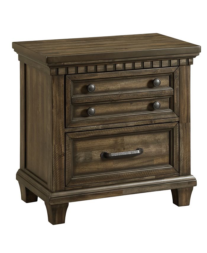 Picket House Furnishings Johnny 2Drawer Nightstand with USB Macy's