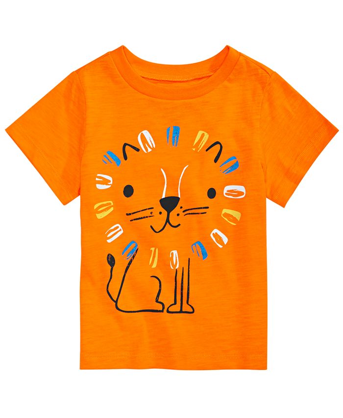 First Impressions Baby Boys Lion Graphic Cotton T-Shirt, Created for ...