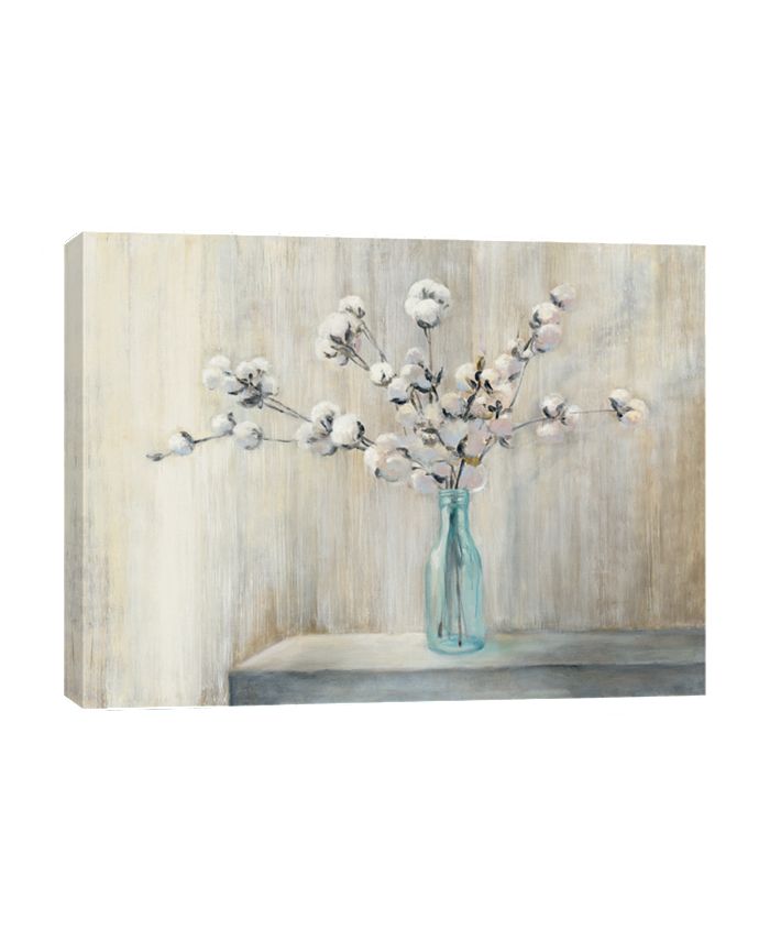 Artissimo Designs Cotton Bouquet Crop Hand Embellished Canvas - Macy's