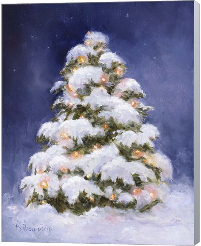 Metaverse Christmas Glow By Kathie Thompson Canvas Art - Macy's