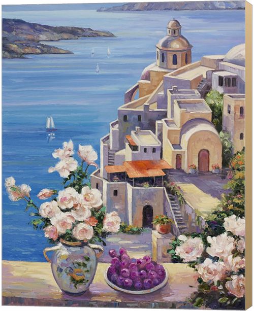 Metaverse Mediterranian Roses By John Zaccheo Canvas Art Reviews