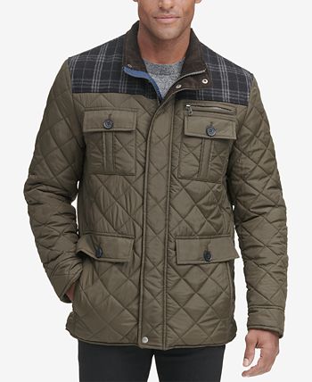 Mens designer quilted jackets on sale