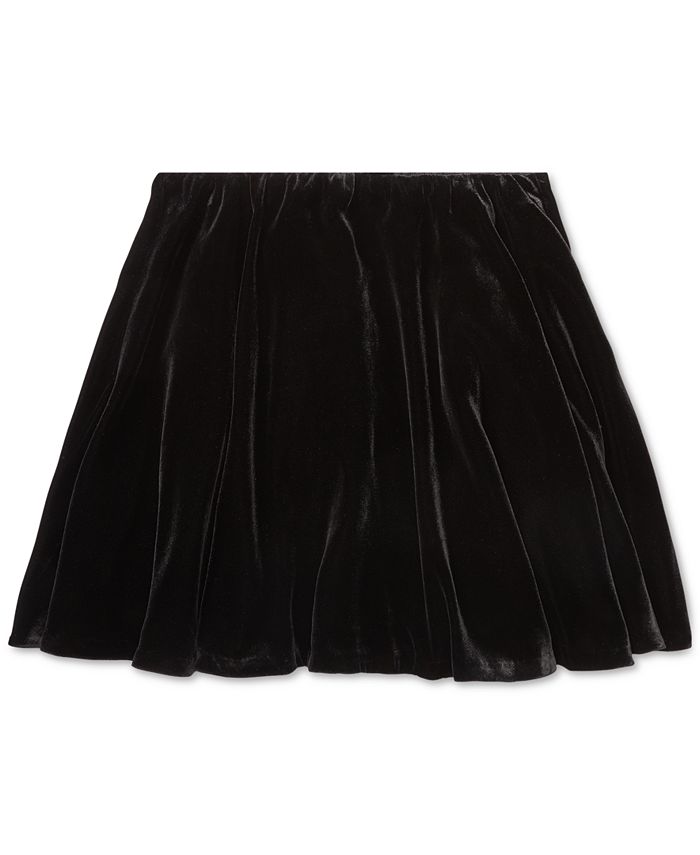Polo Ralph Lauren Big Girls Velvet A-Line Skirt & Reviews - Skirts ...