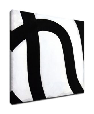 'Lines III' Shape Canvas Wall Art, 40x40"