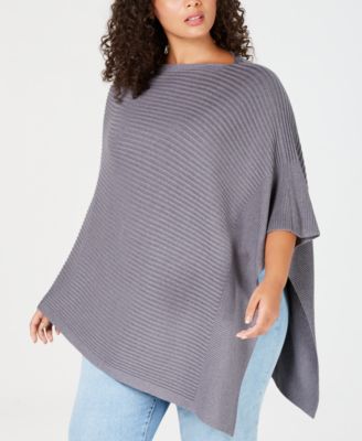 Eileen Fisher Plus Size Tencel Poncho Macy s