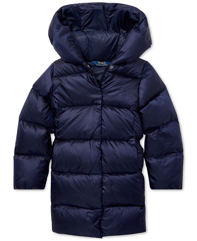 Polo Ralph Lauren Toddler Girls Quilted Hooded Down Jacket & Reviews ...