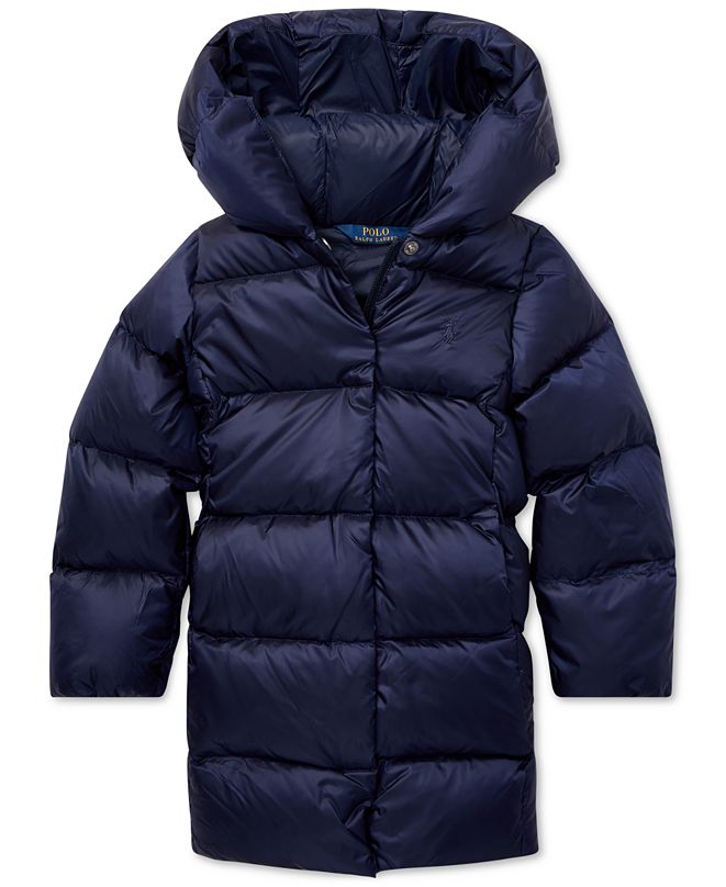 Polo Ralph Lauren Toddler Girls Quilted Hooded Down Jacket & Reviews