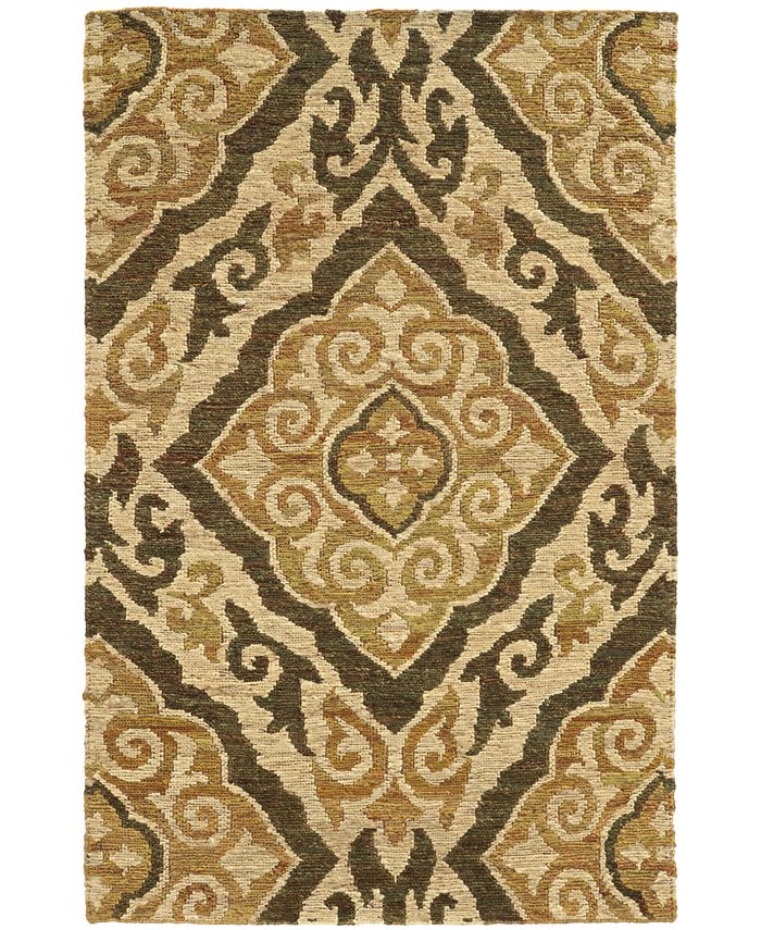 Tommy Bahama Home Valencia 57705 Beige/Gold 8' x 10' Area Rug & Reviews