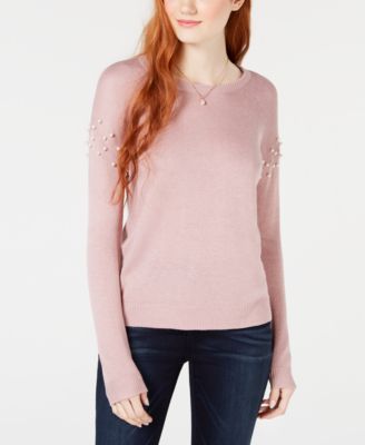 Hippie Rose - Juniors' Embellished Sweater