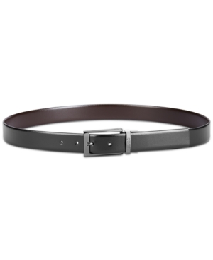 image of Hugo Boss Men-s Elvio-u Reversible Leather Belt